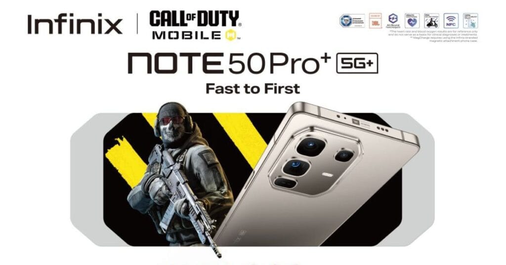 Infinix NOTE 50 Pro+ 5G is now official