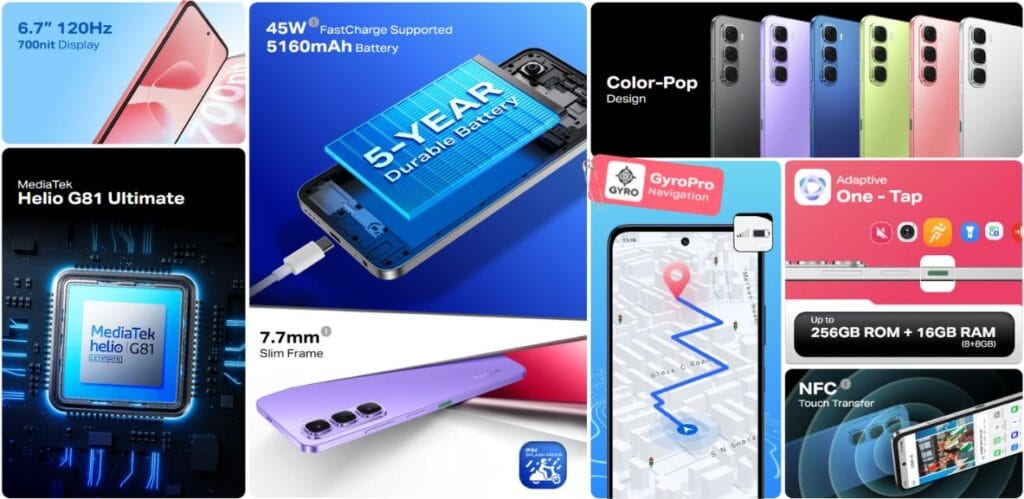 Infinix HOT 60i Now Available with Helio G81 Ultimate 3 Infinix HOT 60i highlight specs