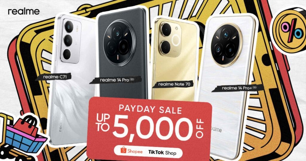 realme FanFest Payday Sale Offers Up to P5,000 Off on Select Smartphones