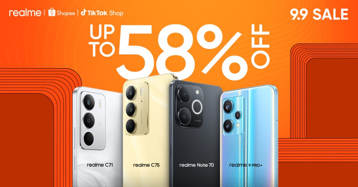 realme Joins 9.9 Sale with Up to 58% Off on Select Smartphones