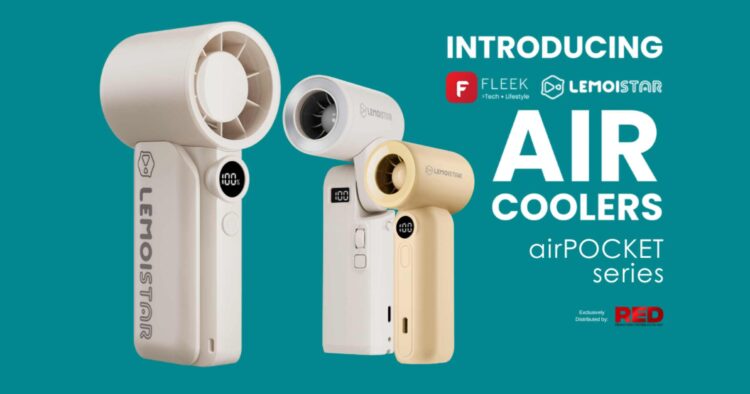 FLEEK Returns with airPOCKET Series Portable Fans in Collaboration with LEMOISTAR