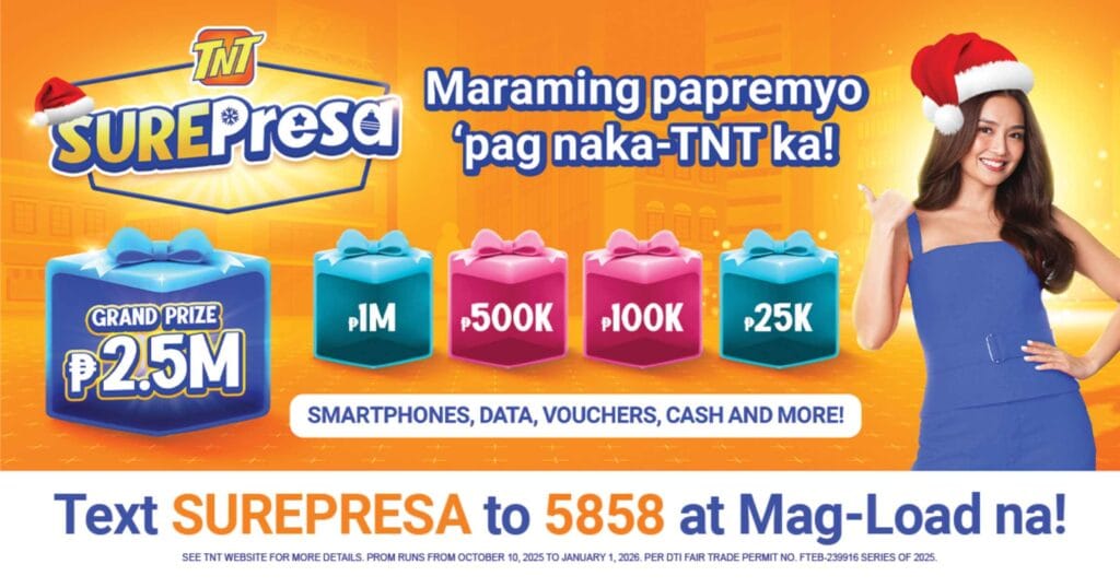 TNT Surepresa Promo: Win Up to ₱2.5 Million and Exciting Rewards