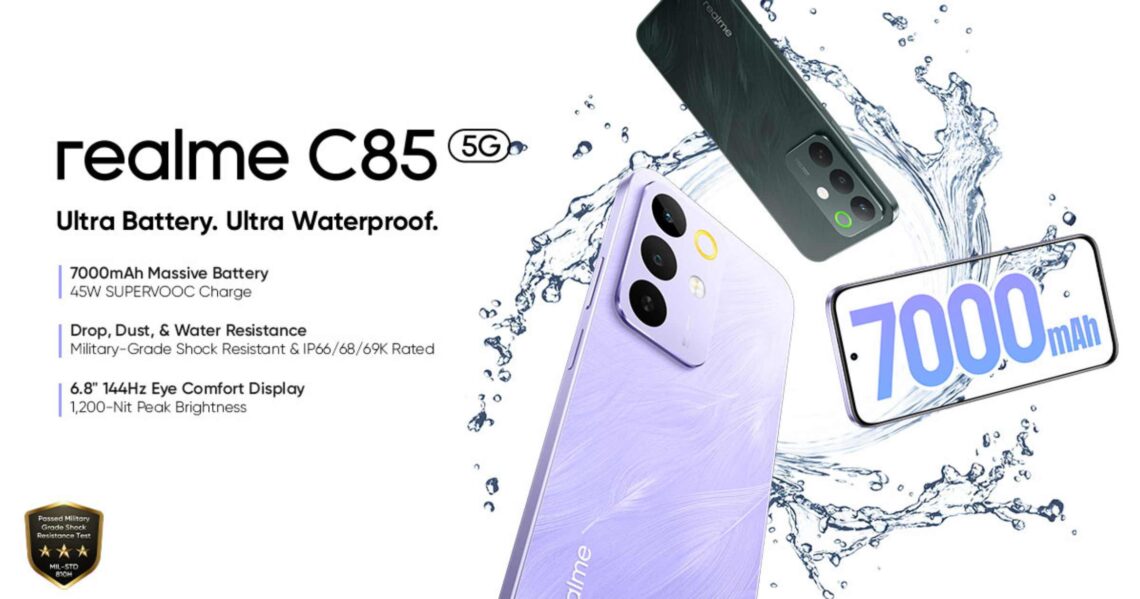 realme C85 5G to Launch in the Philippines with 7000mAh Battery and 5G Connectivity