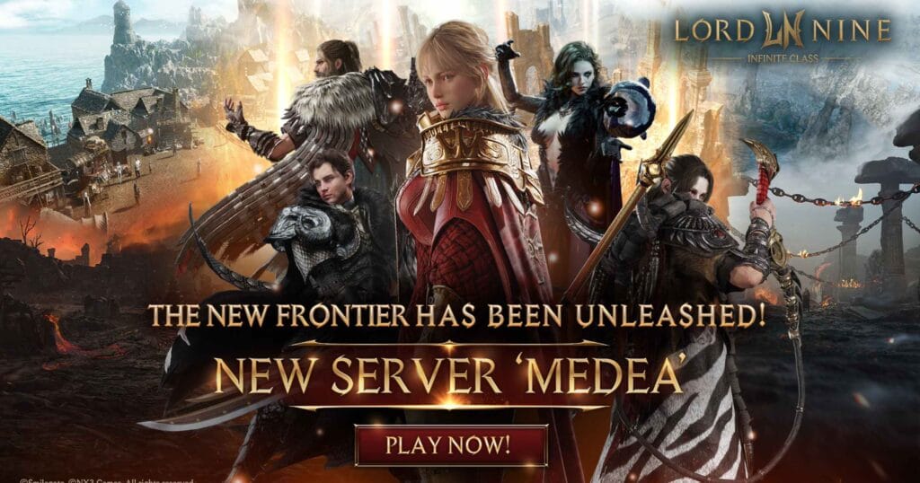 LORDNINE Infinite Class Opens New “Medea” Server Today!