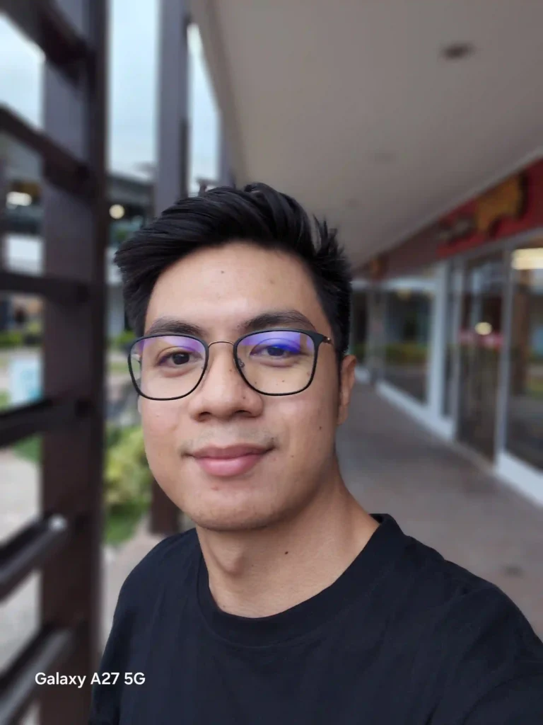 Samsung Galaxy A27 5G Front Camera - Portrait mode