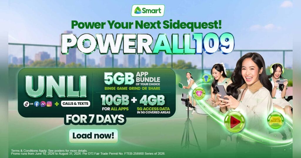 Smart Prepaid's new Power All promos let Gen Z choose app bundles