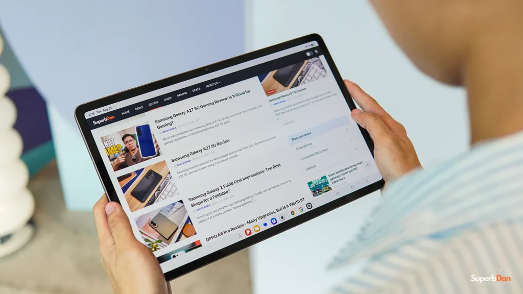 Samsung Galaxy Tab S12+ Display