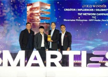 TNT Wins Gold at SMARTIES Philippines for Ed Caluag Campaign
