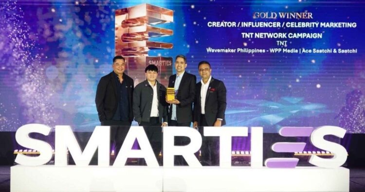 TNT Wins Gold at SMARTIES Philippines for Ed Caluag Campaign